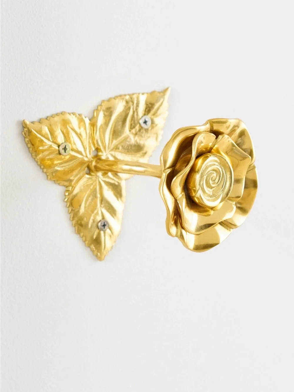 NIB| Brass Rose Tieback